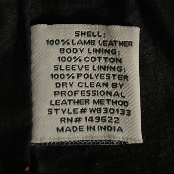 Walter Baker Liz Leather Crop Jacket - Picture 3 of 3